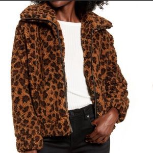 BB Dakota Leopard Print Coat